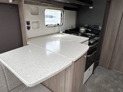 2026 Swift Conqueror 480 caravan kitchen